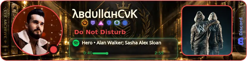 CvK Archive - Discord Status Banner Example